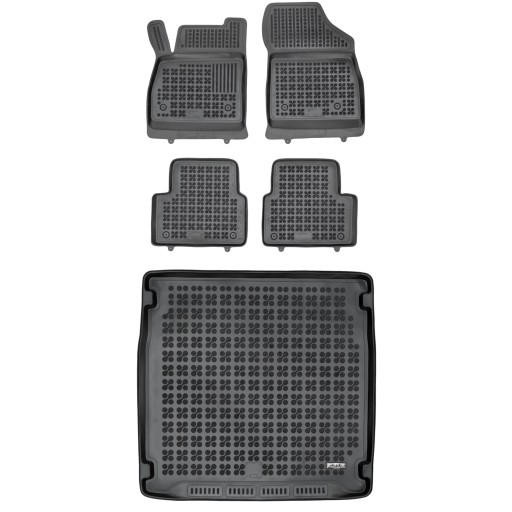Комплект резиновых ковриков и ковриков Opel Astra V K 2016-2021 Estate
