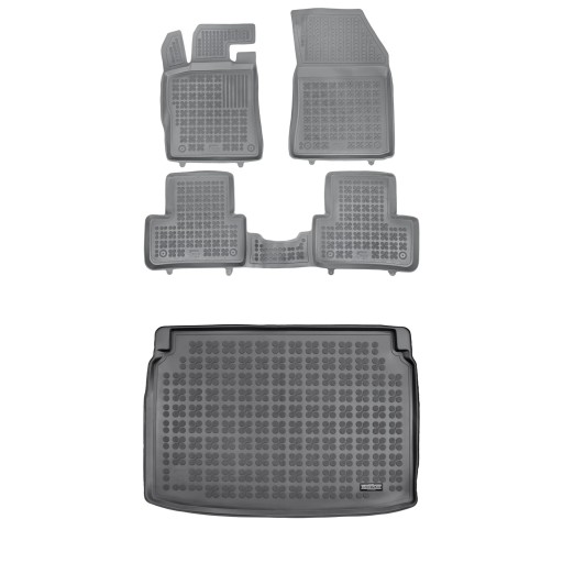 Резиновий комплект килимків і килимка Peugeot 308 III з 2021 Хетчбек Гібрид