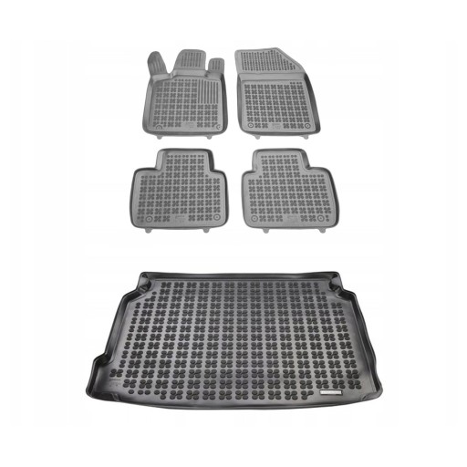 Резиновий комплект килимків і килимка Peugeot 508 II з 2018 Liftback 5 дв.