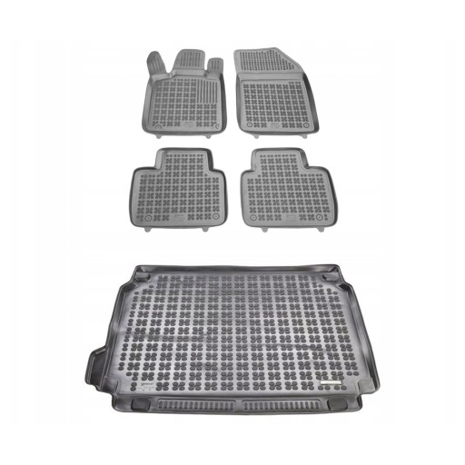 Гумовий комплект килимків і килимка для Peugeot 508 II 2018 Liftback SW версії