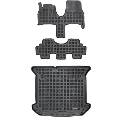 Гумовий комплект килимків і коврика для Peugeot 807 2002-2014 рр.