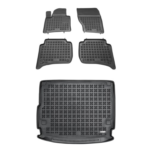 Комплект резиновых ковриков и ковриков для Porsche Cayenne II 2010-2016 гг.