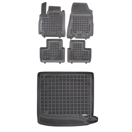 Резиновий комплект килимків і коврик Renault Arkana з 2019 р.в. верхній пол