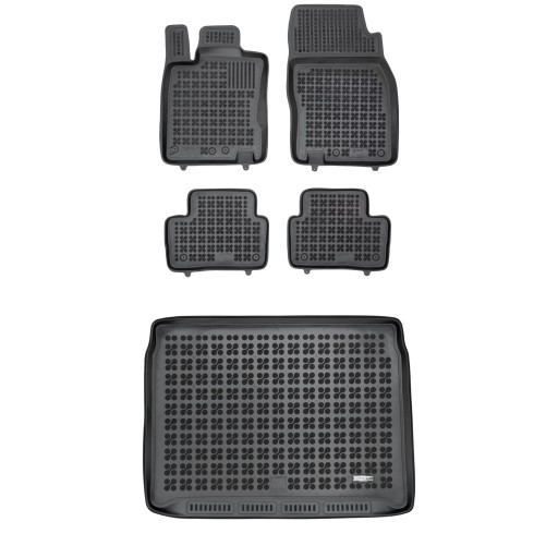 Комплект гумових килимків і килимка Renault Kadjar 2015-2022 верхня підлога