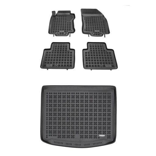 Резиновий комплект килимків і ковриків для Renault Koleos II с 2016г