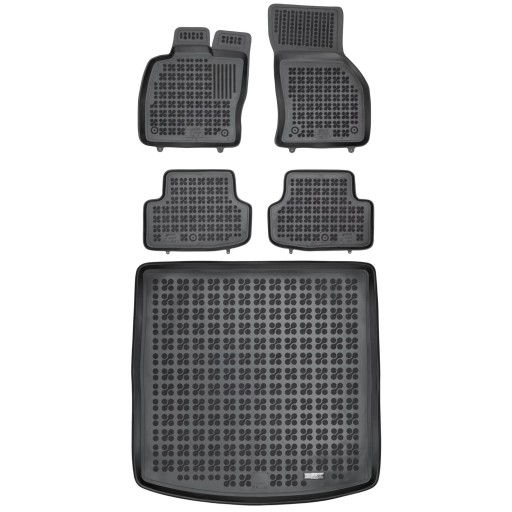 Комплект гумових килимків і килимка SEAT Leon III MK3 2014-2020 верхня підлога