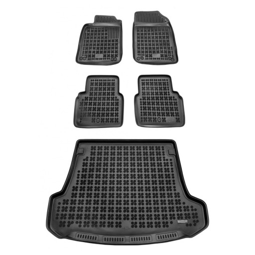 Комплект гумових килимків і коврика для Saab 9-3 II 2002-2014 Sport версія