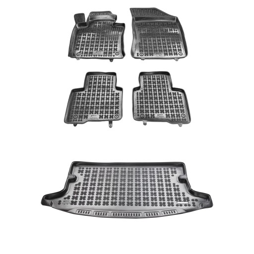 Резиновий комплект килимків і коврик SsangYong Korando IV з 2019 верхня пол.