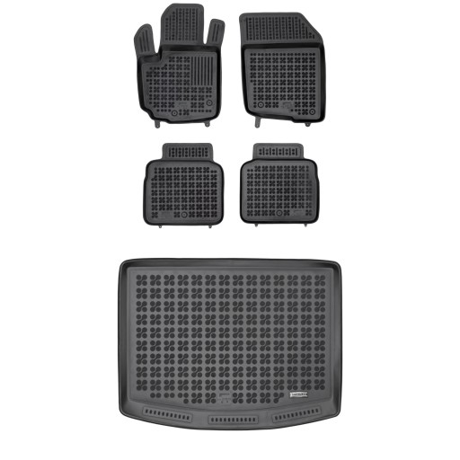 Комплект резиновых ковриков и коврика Suzuki SX4 S-Cross II 2020-2021 Hybrid