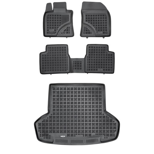 Гумовий комплект килимків і килимка Toyota Avensis III 2009-2018 Універсал з виїмками