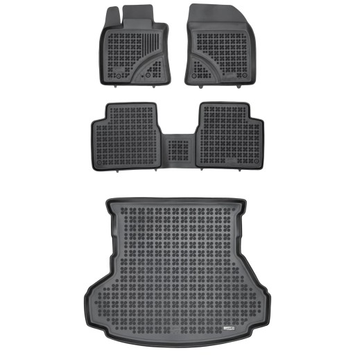 Гумовий комплект килимків і килимка для Toyota Avensis III 2009-2018 Sedan