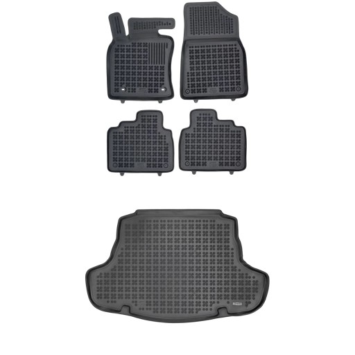 Гумовий комплект килимків і коврик для Toyota Camry VIII XV70 з 2021 Седан