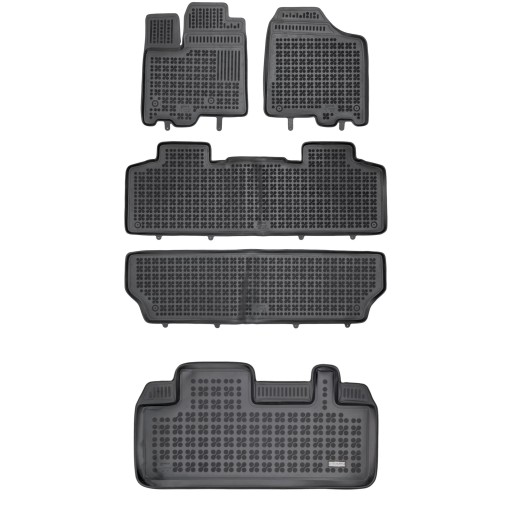 Резиновий комплект килимків і килимків для Toyota Sienna III 2010-2020, 7 міс.