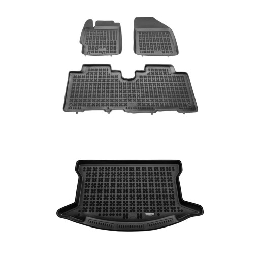Комплект гумових килимків і килимка Toyota Verso S 2010-2017 верхня підлога