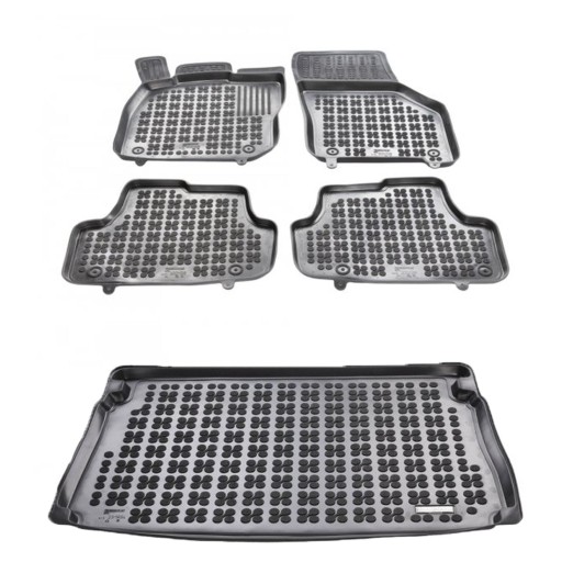 Резиновые коврики и комплект ковриков для Volkswagen Golf VIII 2019 Mild Hybrid