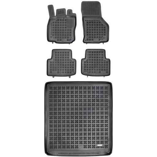 Комплект резиновых ковриков и коврика для Volkswagen Passat B8 2014-2023 Универсал