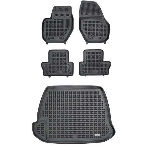 Комплект резиновых ковриков и коврика для Volvo S60 II 2010-2018 Седан