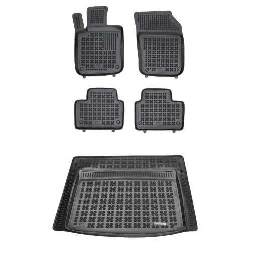 Комплект резиновых ковриков и коврика для Volvo S60 III от седана 2018 г.в.