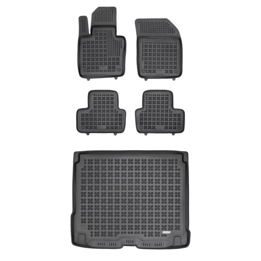 Комплект резиновых ковриков и коврика для Volvo XC60 II 2018 Hybrid