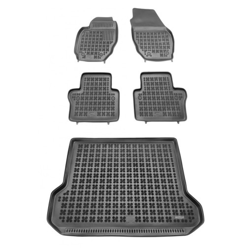 Комплект резиновых ковриков и коврика для Volvo XC70 II 2007-2016 Estate