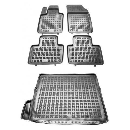 Комплект резиновых ковриков и коврика для Volvo XC90 II 2015 г.в.