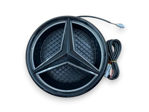 A2188179100 A1668177500 - Светодиодная звезда ЧЕРНАЯ 205 мм для MERCEDES GLC X253 GLS X166 GLE W166 2015-2019