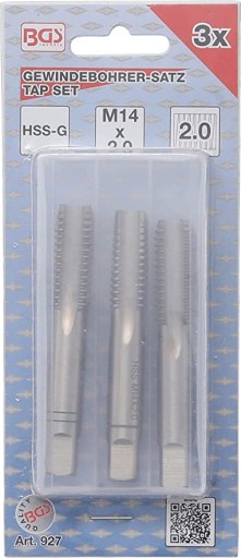 Мітчик М14 х 2,0, 3-пл.