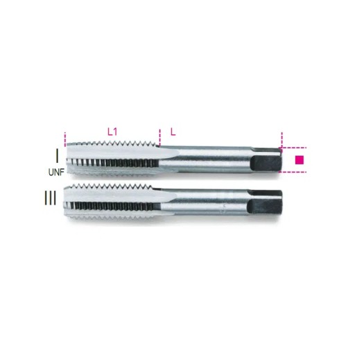 Ручной метчик UNF 9/16x18, 2 шт., 433ASF Beta