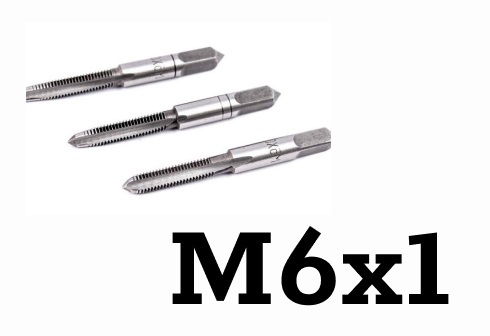 Метчики ручные М6х1мм 3 шт, Rock FORCE