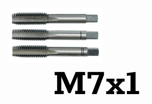 Метчики ручные М7х1 (3 шт), Rock FORCE