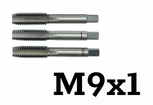 Метчики ручные М9х1 (3 шт), Rock FORCE