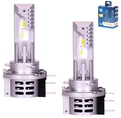 H15 +250% ПОТУЖНИЙ СВІТЛОДІОД CANBUS 4600lm (1:1) ГАРАНТІЯ - AUDI SKODA VW FORD