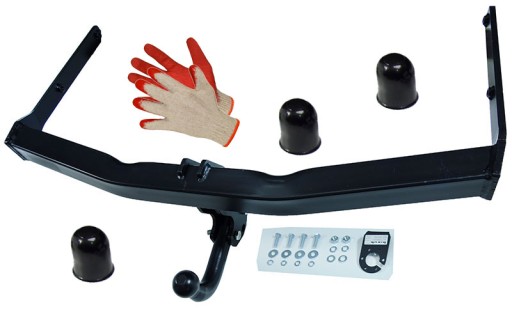 БУКСИРУЮЧИЙ ГАК + КОЛПАКИ для VOLKSWAGEN VW TOURAN 1I 1T MK1 2003-15 МІНІВЕН