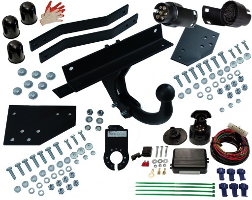 БУКСИРУВАЛЬНИЙ ГАК+МОДУЛЬ VOLVO S40 II 2 SEDAN V50 COMBI 2004-2012+ПЕРЕХОДНИК7PIN13