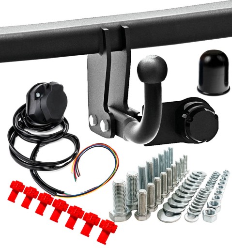 БУКСИРОВОЧНЫЙ КРЮК SKODA OCTAVIA 2 Hatchback Estate + 13-контактный ЖГУТ ПРОВОДОВ