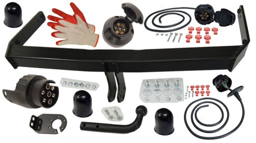 БУКСИРОВОЧНЫЙ КРЮК + ЖГУТ ПРОВОДОВ + ПЕРЕХОДНИК для VOLKSWAGEN VW PASSAT B6 3C + KOMBI 2005-10