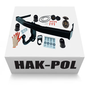 БУКСИРОВОЧНЫЙ КРЮК+ЖГУТ +АДАПТЕР7PIN/13P VOLKSWAGEN VW TOURAN 2003-15 1T MK1