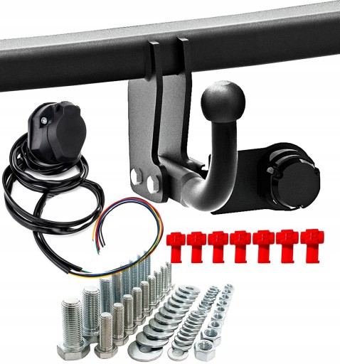 БУКСИРОВОЧНЫЙ КРЮК + 7-контактный жгут проводов Škoda Superb I SEDAN 2001-2008 гг. 3U4 ШКОДА