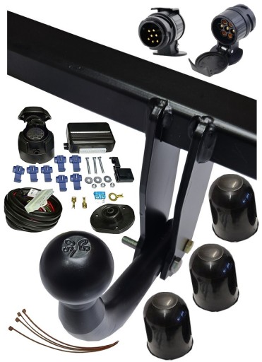 БУКСИРОВОЧНЫЙ КРЮК с МОДУЛЕМ 13PIN/7P OPEL ASTRA 4 J IV 2009-15 ХЭТЧБЕК 3/5d