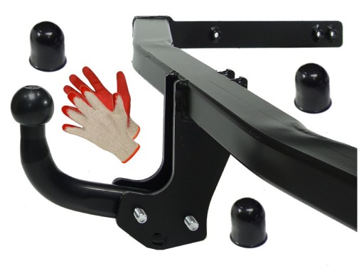 БУКСИРОВОЧНЫЙ КРЮК HAKPOL 1650кг/100кг для SEAT ALTEA 2004-2015 +ЧЕХЛЫ + БЕСПЛАТНО