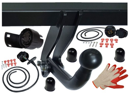 БУКСИРУВАЛЬНИЙ ГАК HAKPOL + джгут проводів + 7PIN/13P SKODA FABIA HTB HB 2+1+II +1999-14