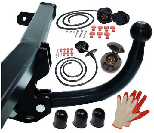 HAKPOL БУКСИРОВОЧНЫЙ КРЮК + ЖГУТ ПРОВОДОВ TOYOTA AVENSIS T25 II 2 COMBI + СЕДАН + ЛИФТБАК