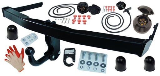 БУКСИРУВАЛЬНИЙ ГАК HAKPOL+ЖГУТ ДЛЯ VW VOLKSWAGEN TOURAN 1T 2003-2015 I MK1