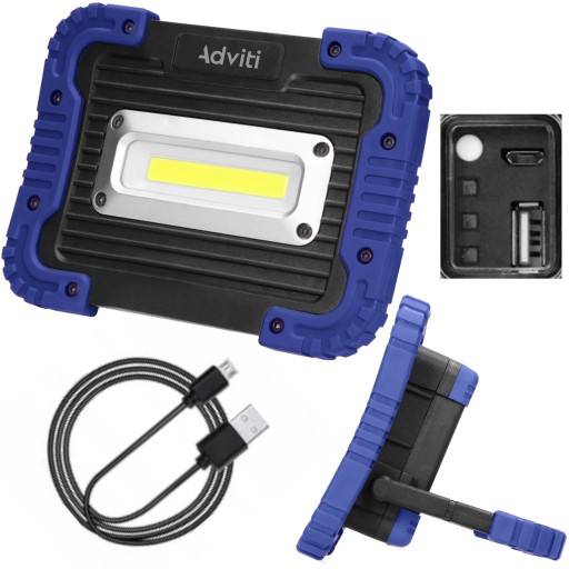 Галогенная светодиодная рабочая лампа 20 Вт аккумуляторная батарея 4400 мАч