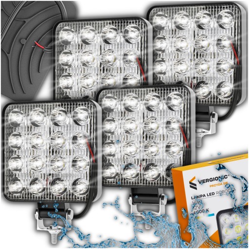 ROBOCZY HALOGEN LED 12V DO LAMPY CIĄGNIKA DO MASZYN ROLNICZYCH QUADA NACZEPY LAMPA LEDOWA WSTECZNA SZPERACZ HALOGENY SZPERACZE SAMOCHODOWE - ГАЛОГЕННІ IP 65 СВІТЛОДІОДНІ ЛАМПИ ЗАДНЬОГО ХОДУ 12V ДЛЯ ТРАКТОРА ТРАКТОРА