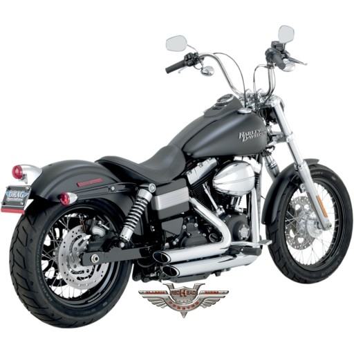 17327 - HARLEY DYNA LOW WIDE SUPER ВЫХЛОП V & H 12-17