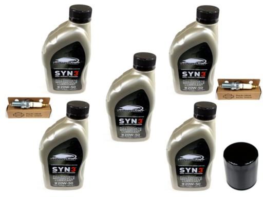 HARLEY V-ROD SYNTHETIC OIL SET SYN3 5L 20W50, ЧЕРНЫЙ ФИЛЬТР, ЗАГЛУШКИ