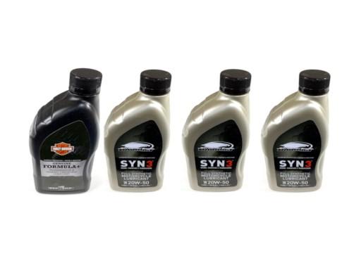 HARLEY SYNTHETIC OIL SET SYN3 3L 20W50, 1L F+
