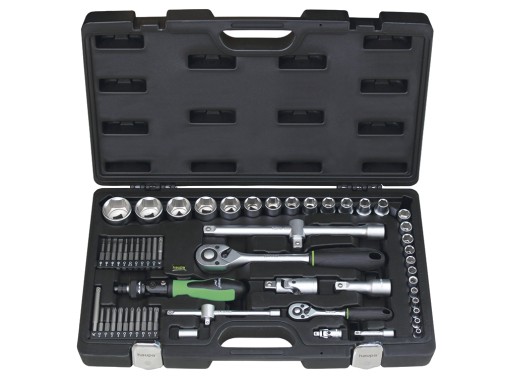 HAUPA 110672 Набір торцевих ключів з тріскачкою 1/4 1/2 59 шт.