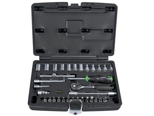 HAUPA 110674 Набір торцевих ключів з тріскачкою 1/4 33 шт.